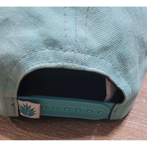 ANIMAS RIVER Patch Hat Sendero Provisions Co Rope Snapback Cap Teal Green Canvas - Picture 3 of 5